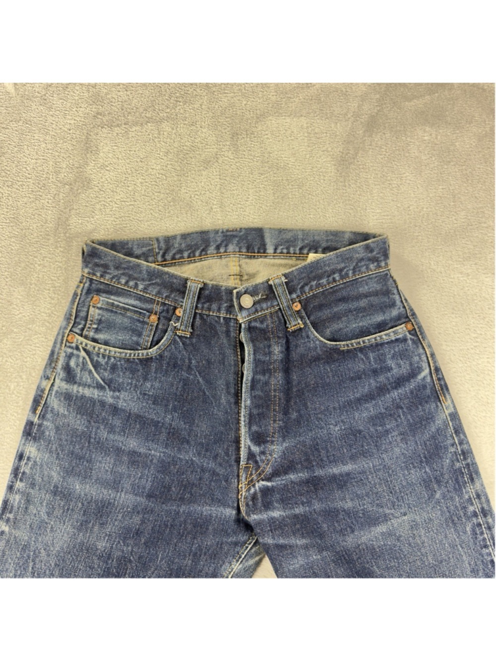 Sugar Cane 1947 Men's Size 30 W x 27 L Red Selvedge Button Fly Denim Jeans Japan - Picture 7 of 10